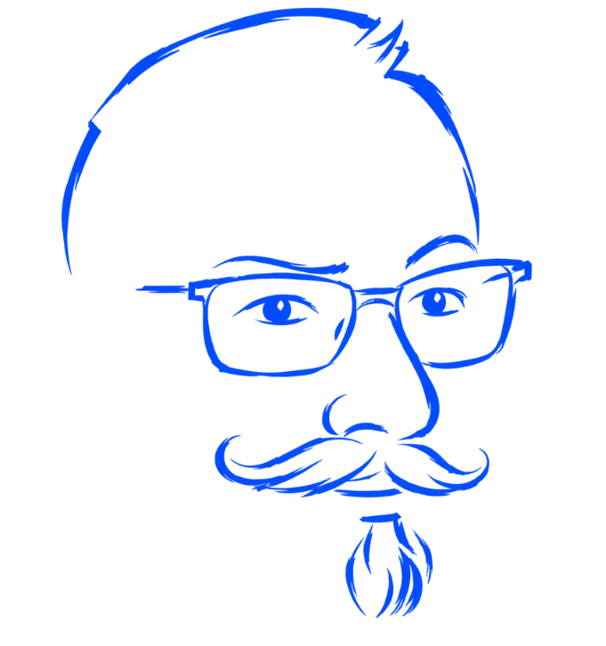 Joe Worden portrait logo